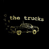 The Trucks Black T-shirt - Gold truck with hearts